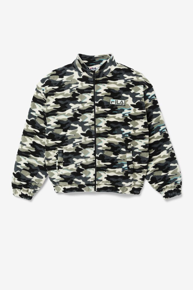 Fila Jakke Herre Sort Frantry Camo UGN-863591